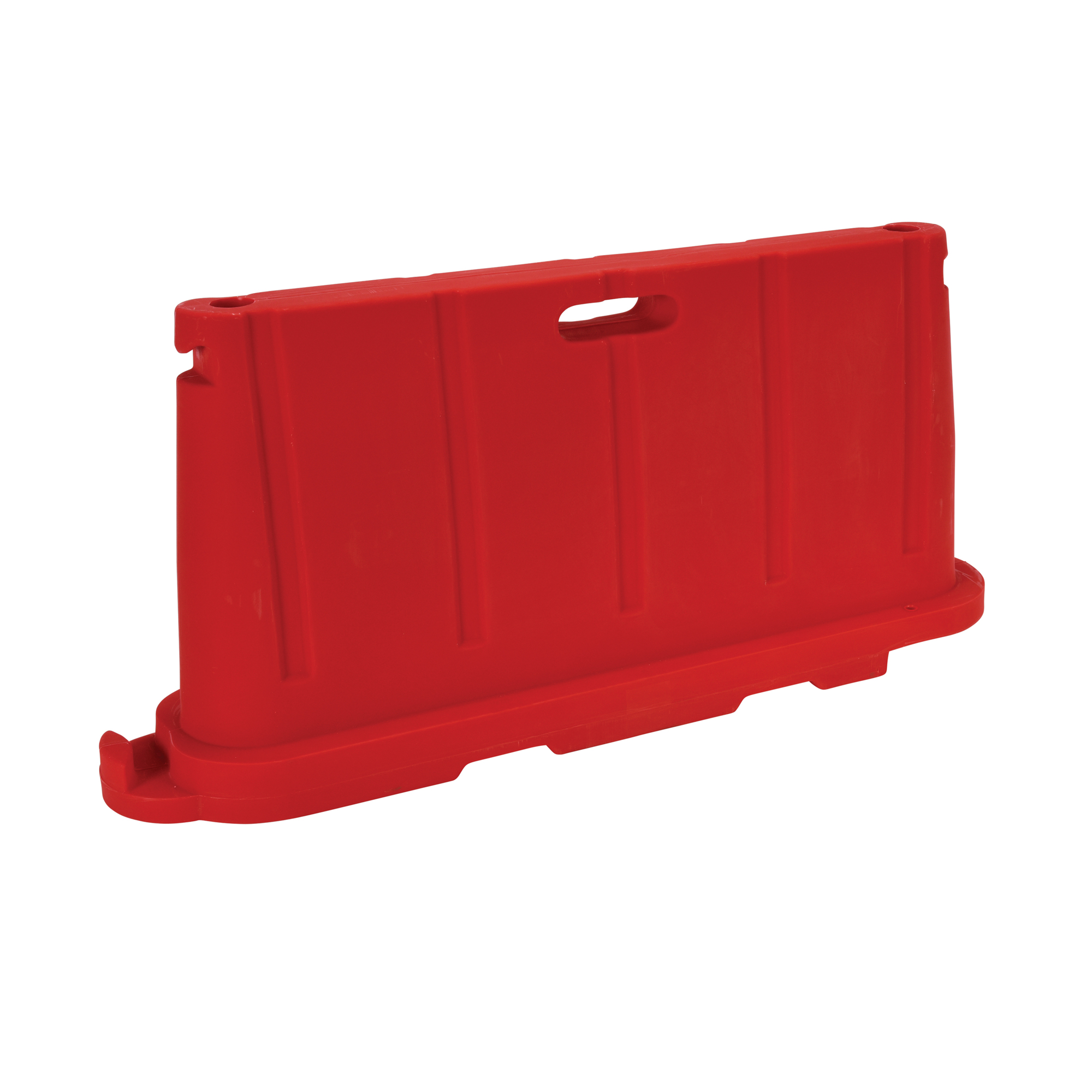 Vestil Stackable Poly Barricade, Red, Crowd Control, Model# BCD-7636-RD